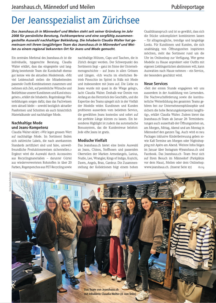 Unser Jeanshaus.ch - Team freut sich auf deinen Besuch!