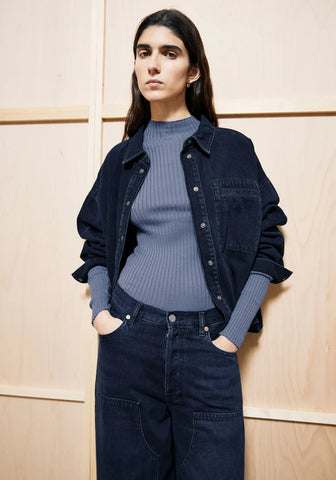 ARMEDANGELS ALAANIA KNIT SWEATER Dusty Moon