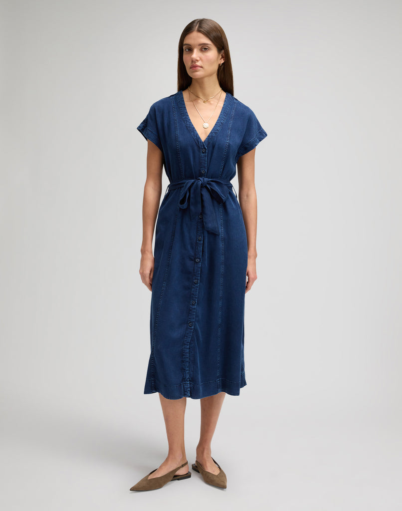 LEE BELTED MIDI DRESS Sunset Ride