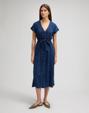 LEE BELTED MIDI DRESS Sunset Ride