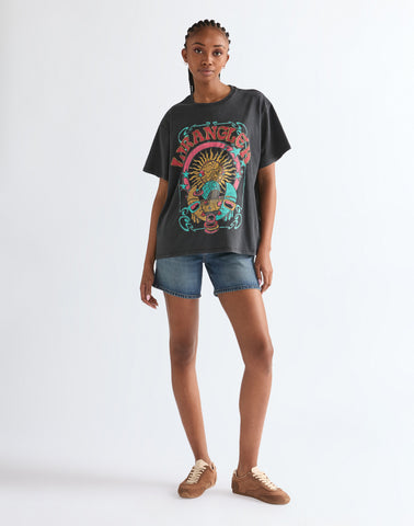 WRANGLER GIRLFRIEND TEE Faded Black