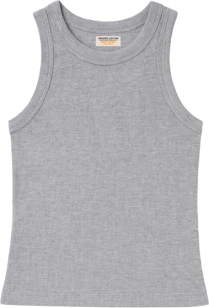 KUYICHI ROMY RIB TANKTOP Light Grey