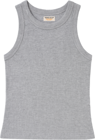 KUYICHI ROMY RIB TANKTOP Light Grey