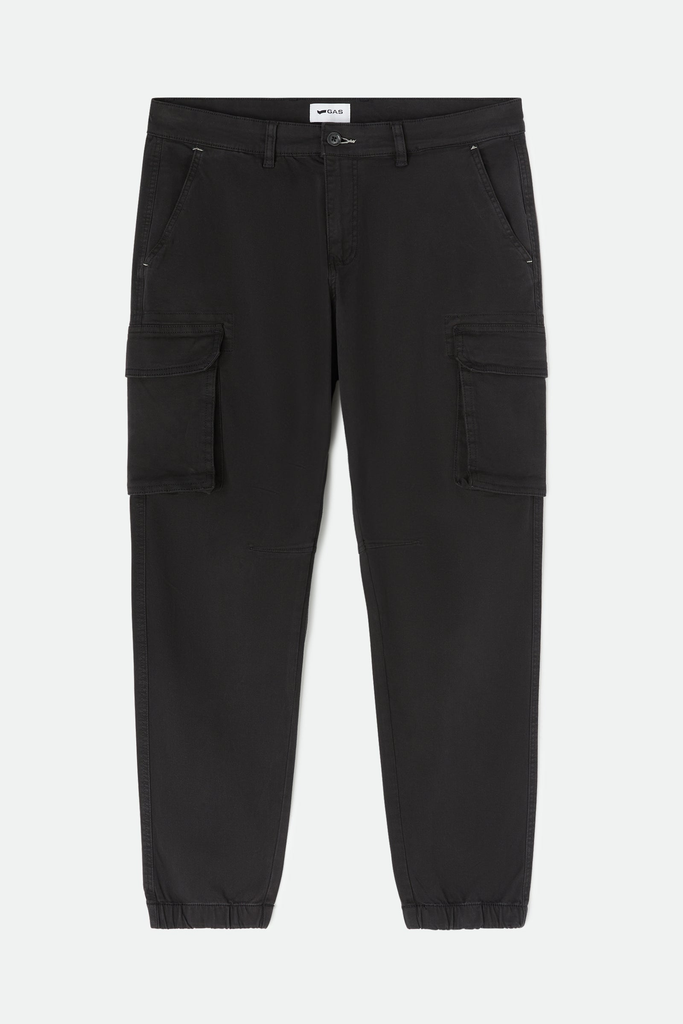 GAS Bob Cargo Pants Black