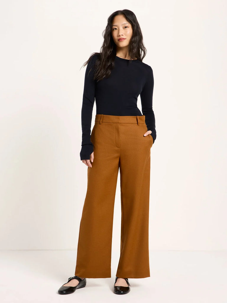 LANIUS VERKÜRZTE HOSE GOTS Copper
