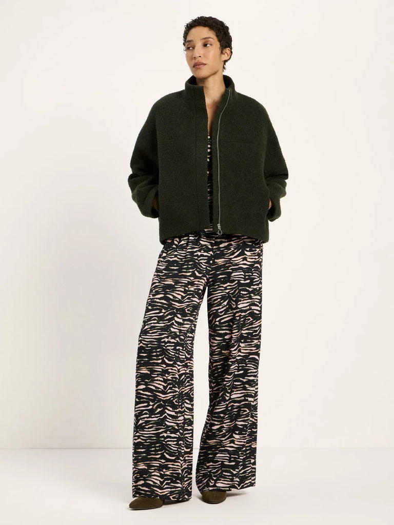 LANIUS BOUCLE JACKE GOTS Dark Turtle