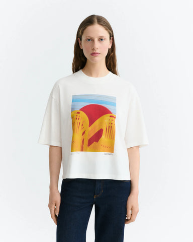THINKING MU YOSIGO CHAIR WHITE LENA TEE