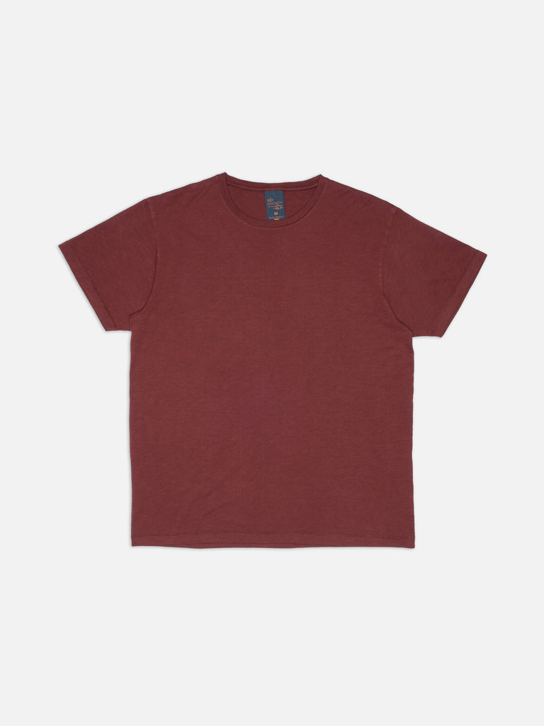 NUDIE JEANS ROFFE T-SHIRT Burgundy