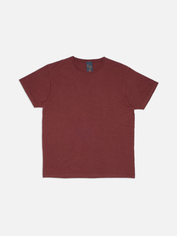 NUDIE JEANS ROFFE T-SHIRT Burgundy