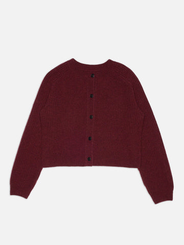 NUDIE JEANS ELLEN CARDIGAN WOOL Burgundy