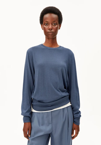 ARMEDANGELS FINE KNIT SWEATER Dusty Moon