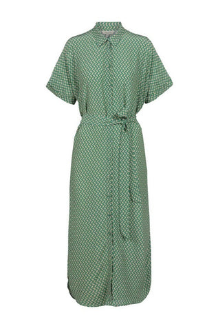 Herrlicher Ling Dress Printed Cone Green