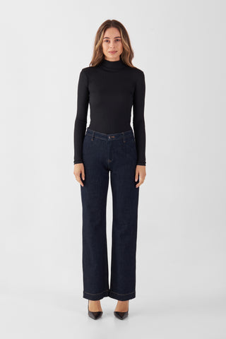 DAWN COSMA FLARED SOFT DENIM - CHINO Raw Blue