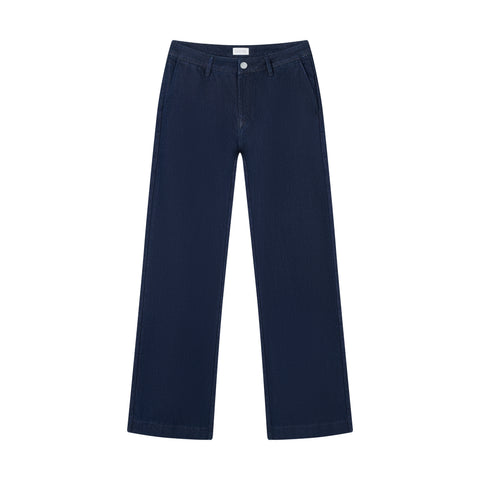 DAWN DENIM GLOW FLARED - DENIM CHINO Rinse Blue