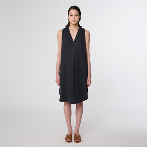 DAWN DENIM DAY - DRESS - TENCEL Dark Navy