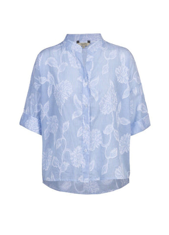 HERRLICHER MESSALINA COTTON STRIPED Light Blue