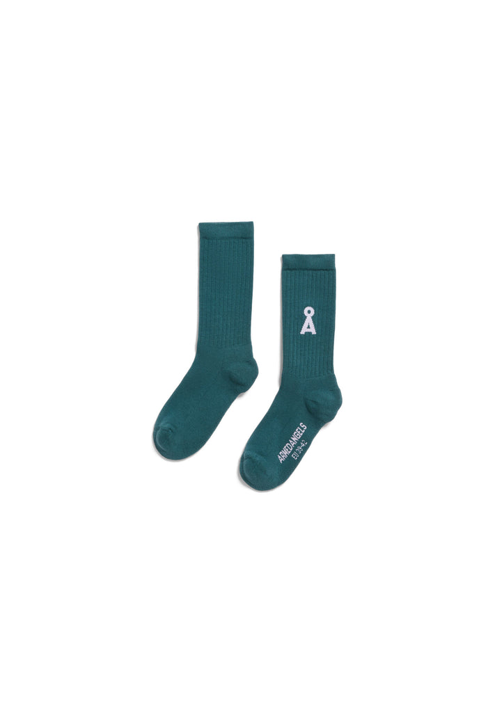 ARMEDANGELS SAAMUS BOLD SOCKS Petrol Velvet