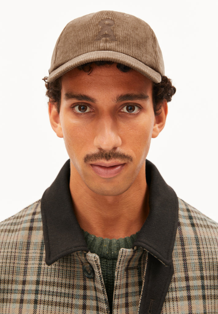 ARMEDANGELS YENAAS HEAVY CORDUROY CAP W Amberwood