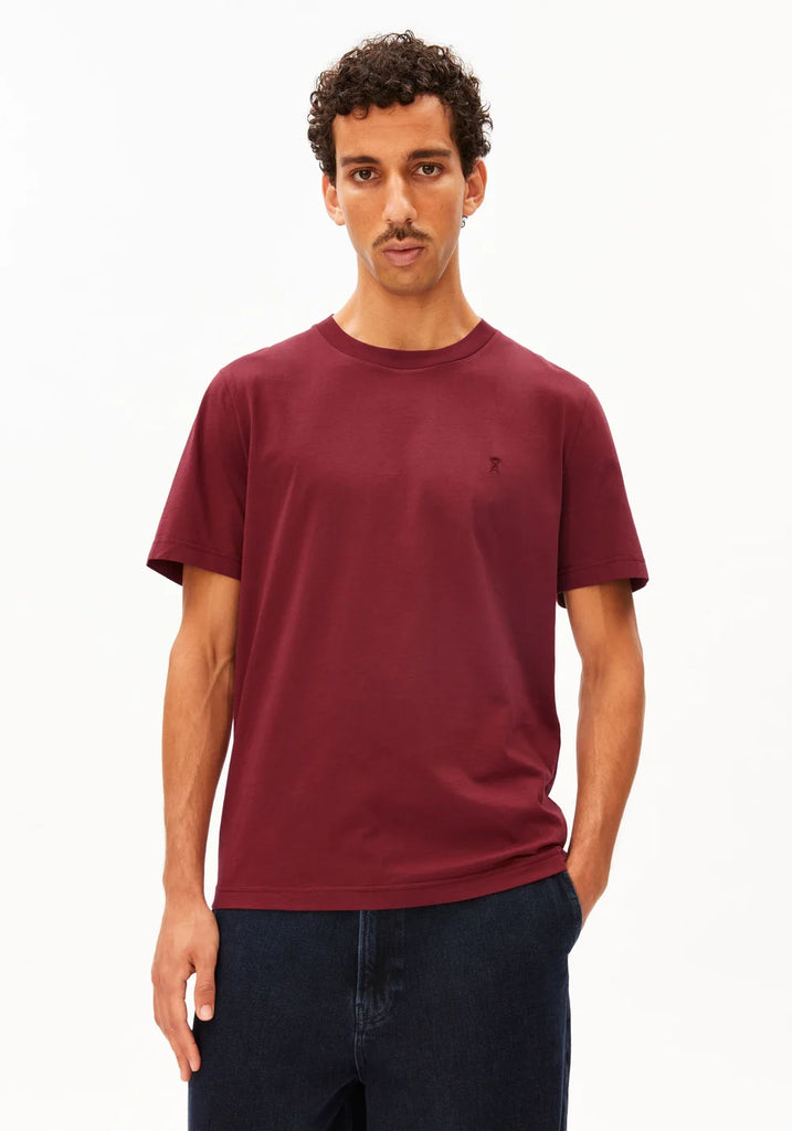 ARMEDANGELS JAAMES T-SHIRT Velvet Red