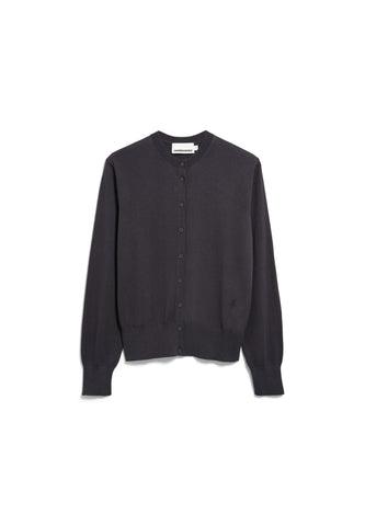 ARMEDANGELS FINE KNIT CARDIGAN Dark Steel