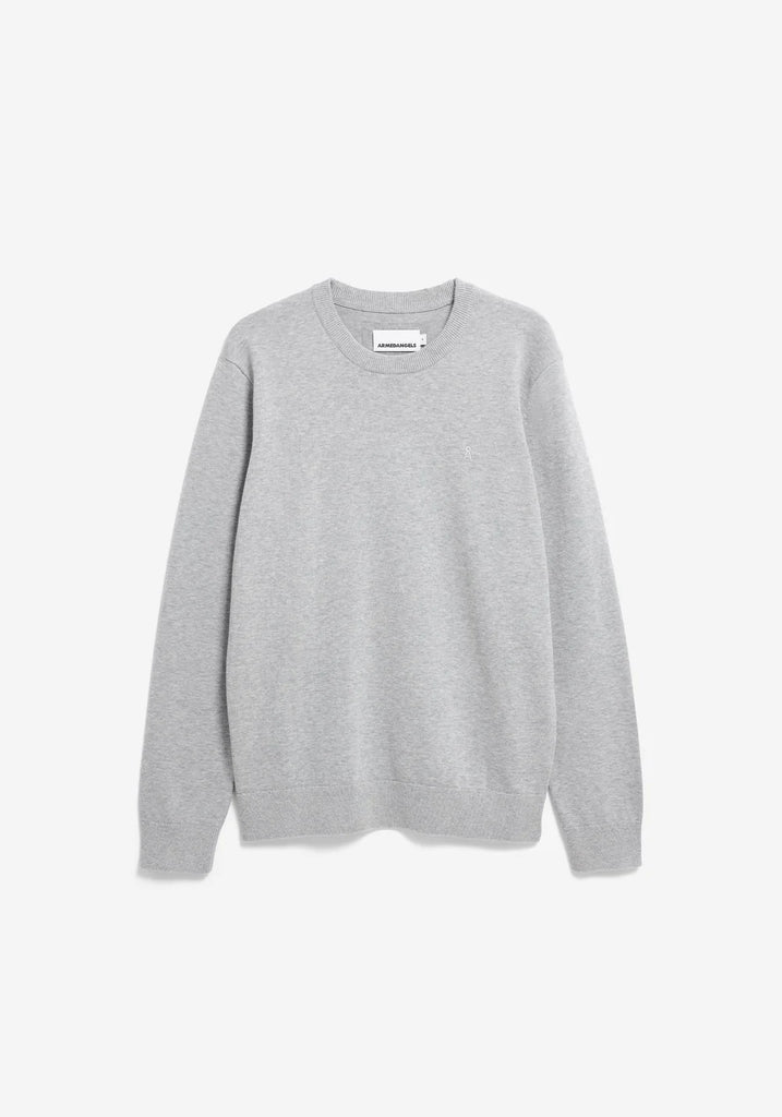 ARMEDANGELS LOUKAA KNIT SWEATER Silver Melange