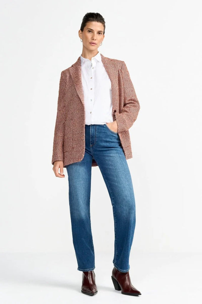 RICH&ROYAL SLIM-JEANS MIT MID WAIST Denim Blue