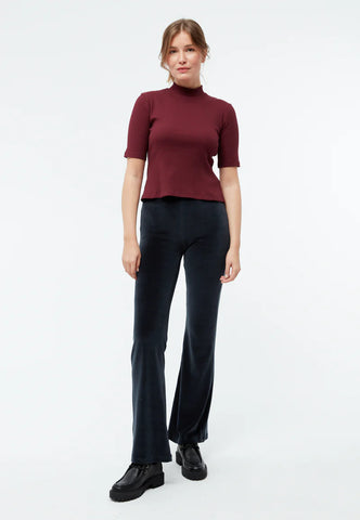 GIVN BERLIN T-Shirt GBGINETTA Rippjersey - Burgundy (Rib)