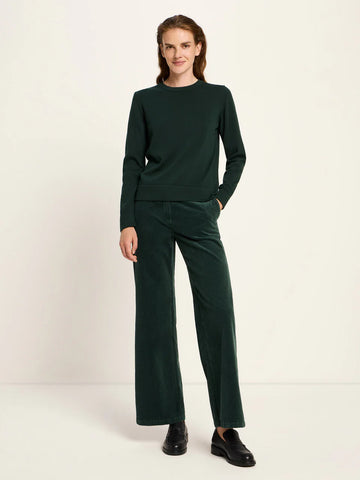 LANIUS RUNDHALSPULLOVER GOTS Forest