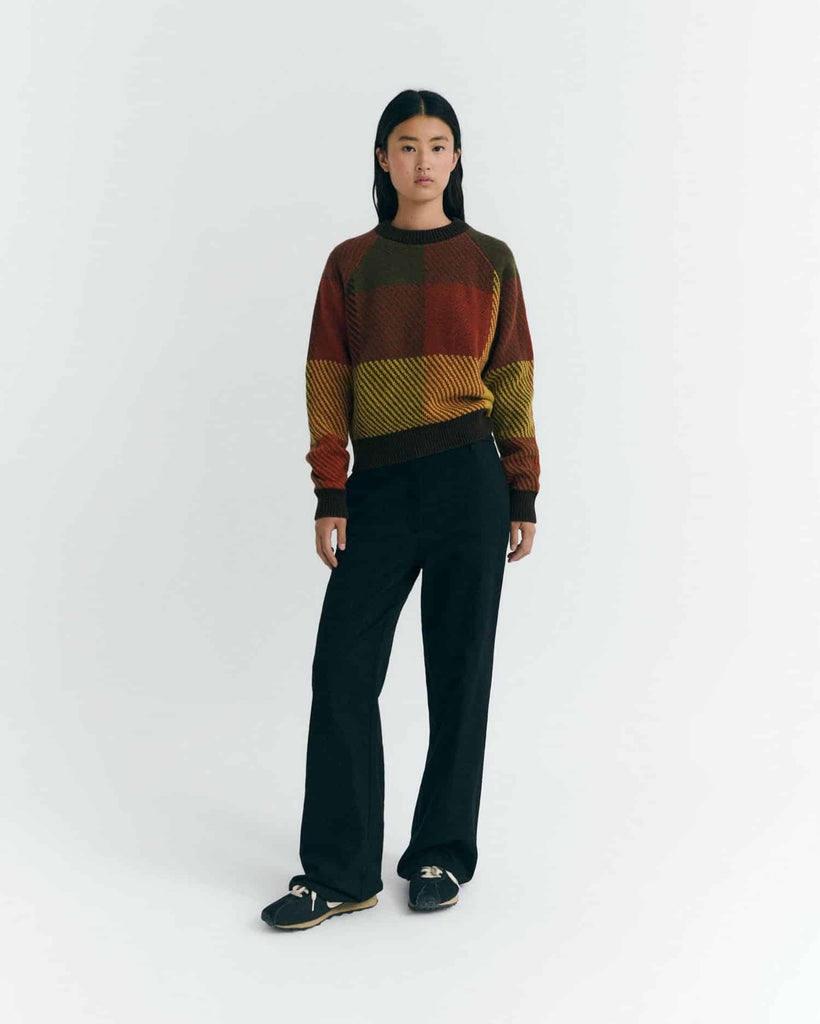 THINKING MU CREEK NUR KNITTED SWEATER