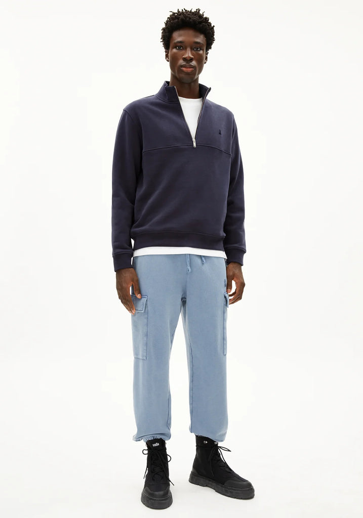 ARMEDANGELS WAARLO FLEECE SWEATSHIRT Night Sky