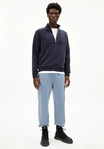 ARMEDANGELS WAARLO FLEECE SWEATSHIRT Night Sky