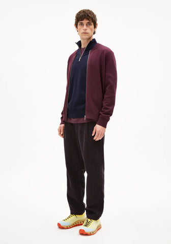 ARMEDANGELS AGAAMON KNIT CARDIGAN Dark Cranberry
