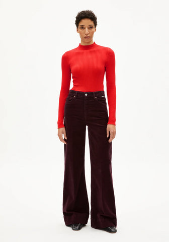 ARMEDANGELS ALAANIA KNIT SWEATER Candy Apple