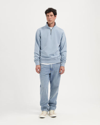 KUYICHI VINCE ZIP SWEAT Cloud Blue