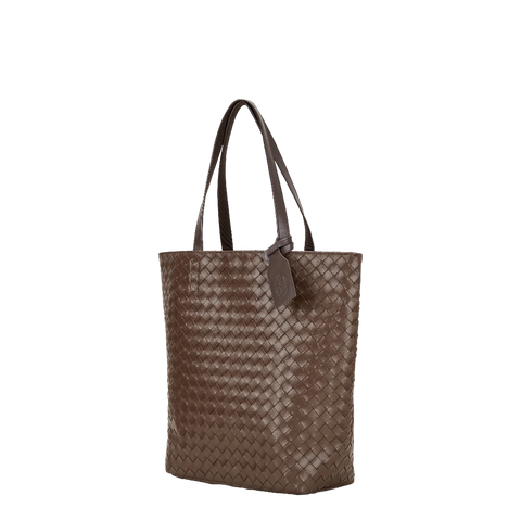 ROSSIS EMILY LAPTOP FAKE BRAIDED Espresso