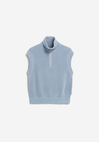 ARMEDANGELS VANISÉ KNIT VEST Blue Glow - Dark Blue Glow