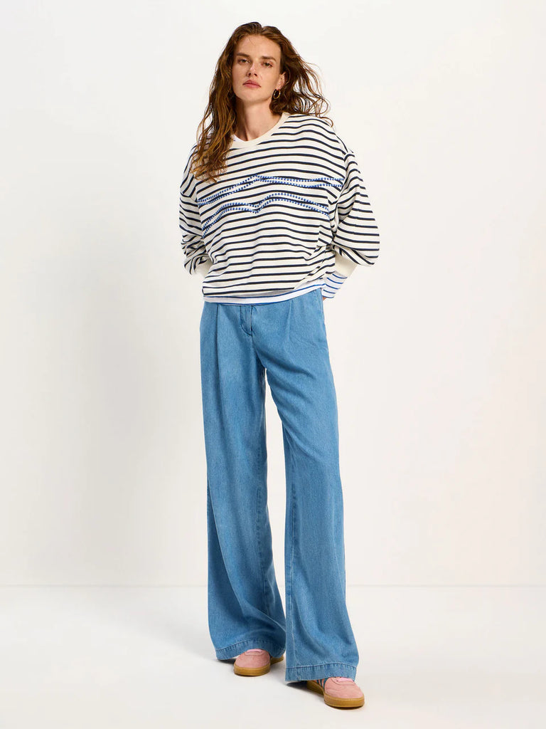 LANIUS JEANS MIT BUNDFALTE Blue Denim