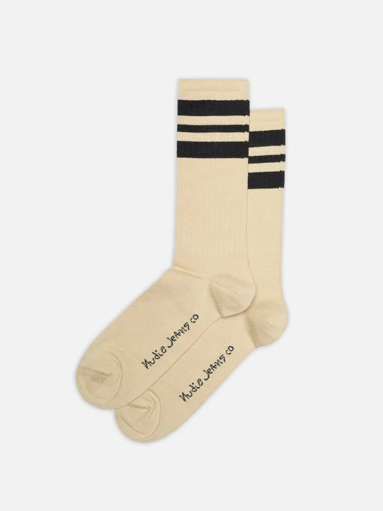 NUDIE JEANS AMUNDSSON SPORT SOCKEN Sand