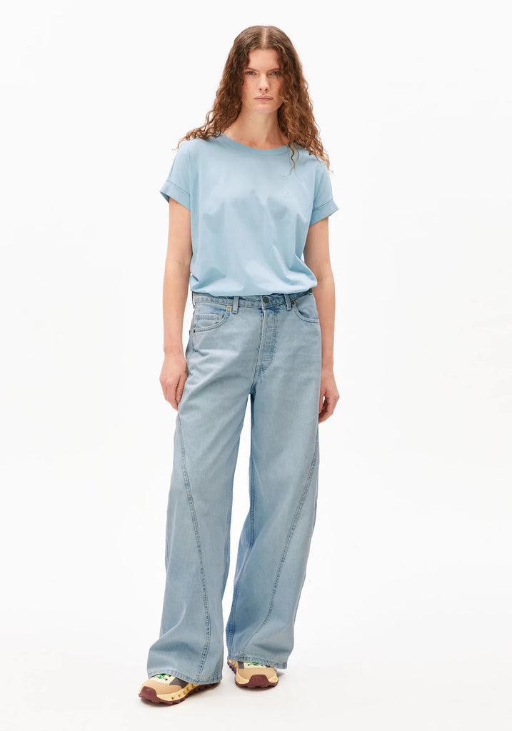 ARMEDANGELS IDAARA T-SHIRT Blue Glow