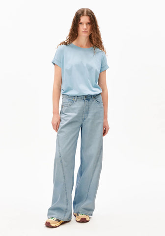 ARMEDANGELS IDAARA T-SHIRT Blue Glow