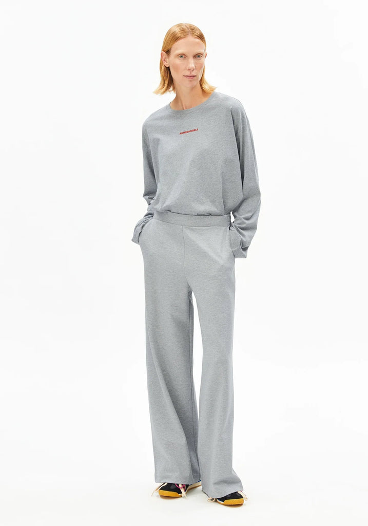ARMEDANGELS HIMAARI JERSEY PANT Silver Melange