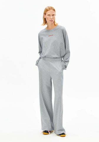 ARMEDANGELS HIMAARI JERSEY PANT Silver Melange