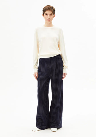ARMEDANGELS FINE KNIT SWEATER Oatmilk