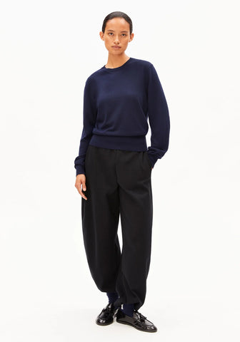 ARMEDANGELS FINE KNIT SWEATER Tinted Navy