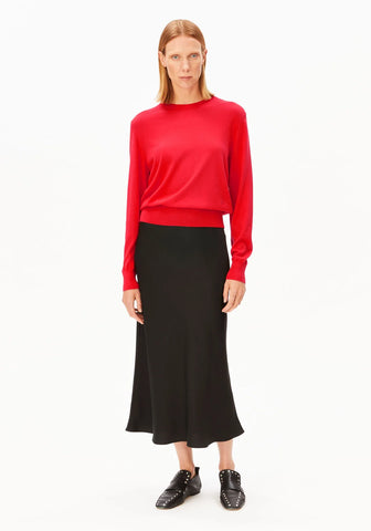 ARMEDANGELS FINE KNIT SWEATER Mars Red