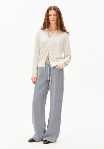 ARMEDANGELS FINE KNIT CARDIGAN Oatmilk