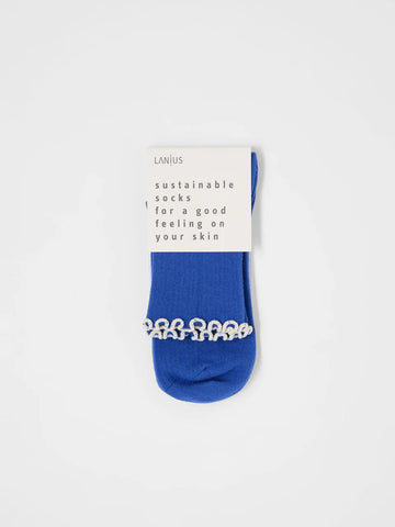 LANIUS SOCKEN MIT VOLANT GOTS Lapis