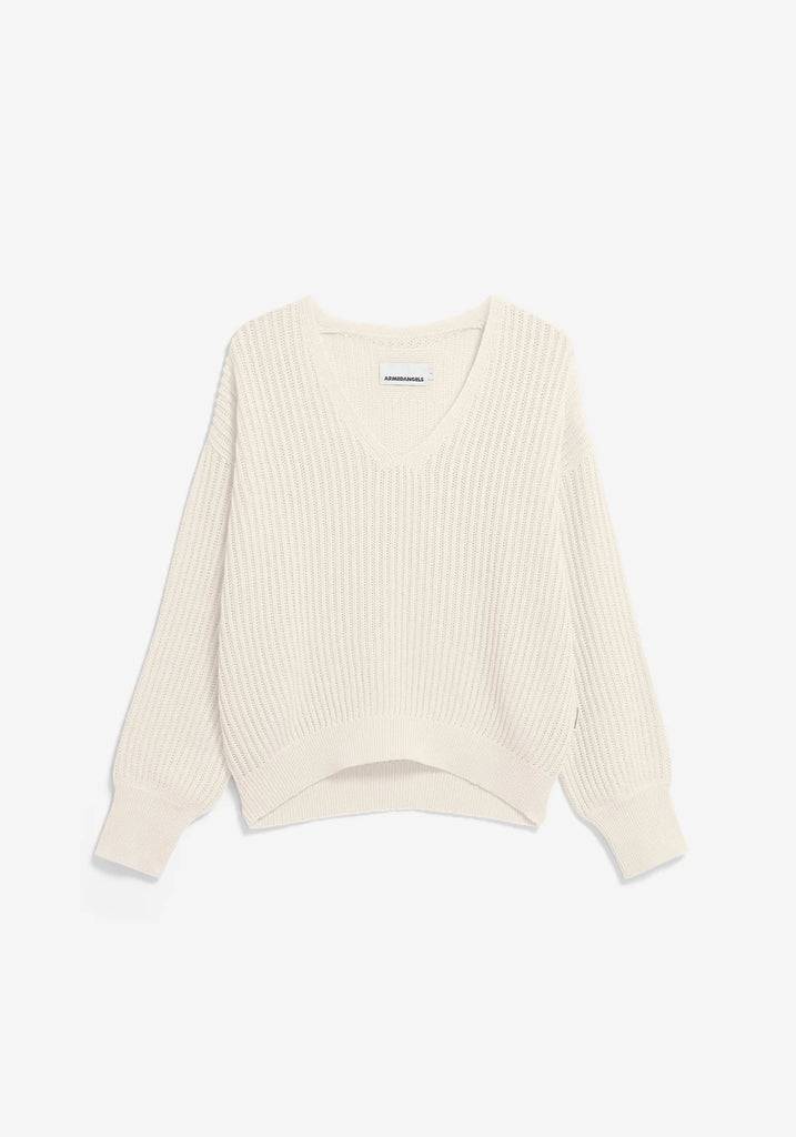 ARMEDANGELS LINEN BLEND KNIT SWEATER Undyed