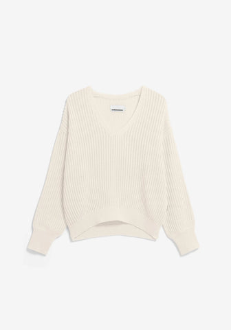 ARMEDANGELS LINEN BLEND KNIT SWEATER Undyed