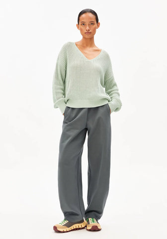 ARMEDANGELS LINEN BLEND KNIT SWEATER Foam